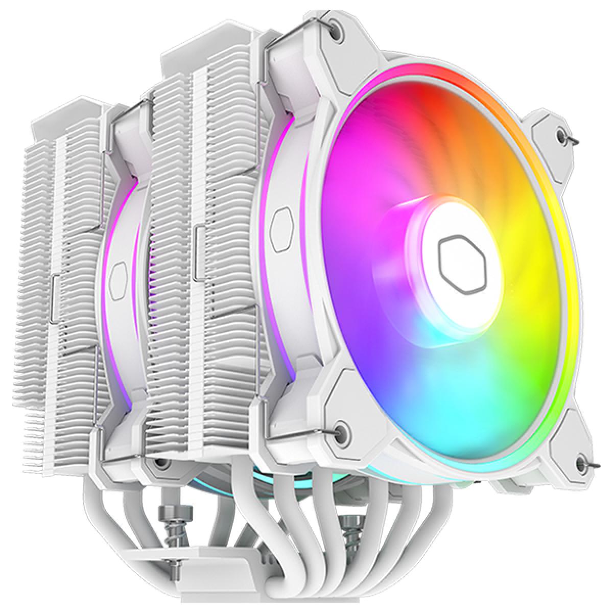 Cooler Master Hyper 622 Halo (WHITE) ARGB Dual Tower CPU Air Cooler Cooler Master Hyper 622 Halo (WHITE) ARGB Dual Tower CPU Air Cooler